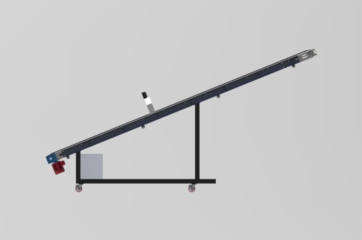 卡车装货输送机3D数模图纸 STEP X_T格式缩略图